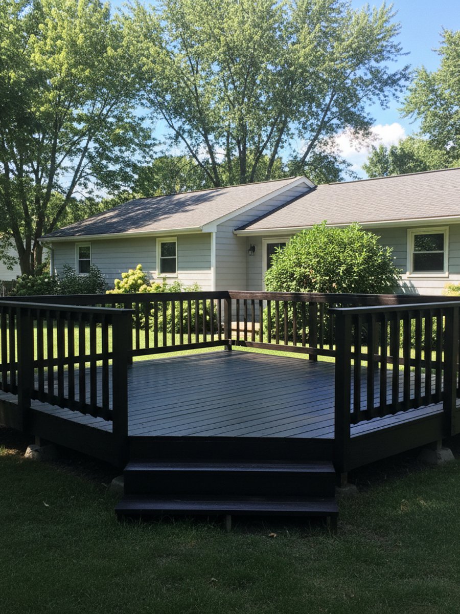 Custom Deck Design completed by Ace Deck Solutions in Bronx, NY